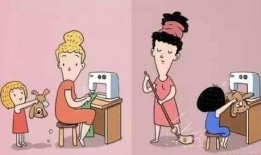 关于家庭的漫画,温馨瞬间，笑对生活